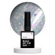 Potal Base 17 NAILSOFTHEDAY, base decorativa, blanco lechoso con trozos de foil holográfico, 10 ml