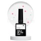 Potal Base 28 NAILSOFTHEDAY, base decorativa, blanco lechoso con decoración mix neón, 10 ml