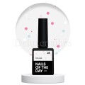 Potal Base 28 NAILSOFTHEDAY, base decorativa, blanco lechoso con decoración mix neón, 10 ml