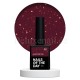Malbec Base Potal 02 NAILSOFTHEDAY, base decorativa, marrón con trozos de foil dorado, 10 ml
