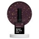Malbec Base Potal 05 NAILSOFTHEDAY, base decorativa, marrón oscuro con trozos de foil dorado, 10 ml