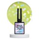 Party Base 04 NAILSOFTHENIGHT, base decorativa, verde con hexágonos holográficos, 10 ml