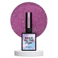 Reflective Base 07 NAILSOFTHENIGHT, base decorativa, rosa con micro brillo reflectante, 10 ml
