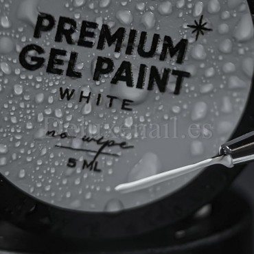 Premium Gel Paint White No Wipe NAILSOFTHEDAY, 5 ml