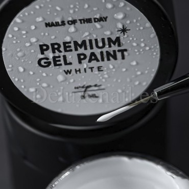 Premium Gel Paint White Wipe NAILSOFTHEDAY, 5 ml