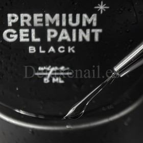 Premium Gel Paint Black Wipe NAILSOFTHEDAY, 5 ml