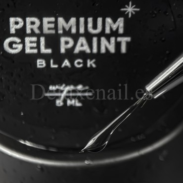 Premium Gel Paint Black Wipe NAILSOFTHEDAY, 5 ml