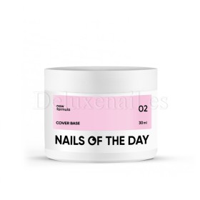 Cover Base 02 NAILSOFTHEDAY, base camuflaje, rosa lechoso, 30 ml
