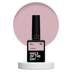 Cover Base 08 NAILSOFTHEDAY, base camuflaje, beige oscuro, 10 ml