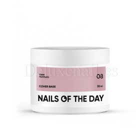 Cover Base 08 NAILSOFTHEDAY, base camuflaje, beige oscuro, 30 ml