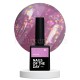 Potal Base 22 NAILSOFTHEDAY, base decorativa, rosa con trozos de foil holográfico, 10 ml