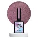 Reflective Base 06 NAILSOFTHENIGHT, base decorativa, rosa apagado con micro brillo reflectante, 10 ml