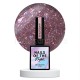 Reflective Base 09 NAILSOFTHENIGHT, base decorativa, rosa con micro brillo reflectante, 10 ml