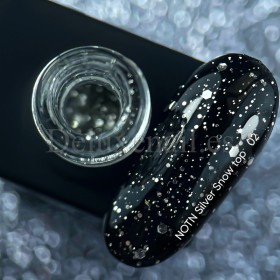 Silver Snow Top 02 NAILSOFTHENIGHT, 10 ml