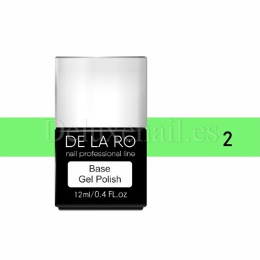 Base Neon Fantasy 02 DE LA RO, base de color verde neón, 12 ml