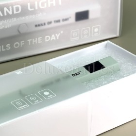 LED/UV Lámpara Linterna NAILSOFTHEDAY, 3 W, Blanco