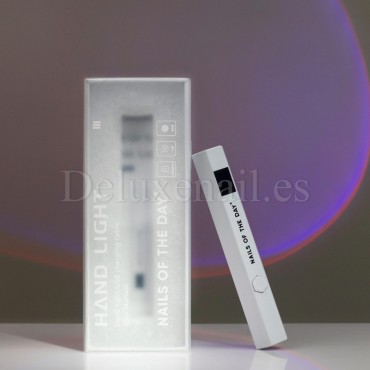 LED/UV Lámpara Linterna NAILSOFTHEDAY, 3 W, Blanco