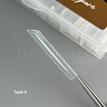Dual Form Square (Type 6) NAILSOFTHEDAY, 120 uds
