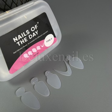 French Tips Guide (Type 9) NAILSOFTHEDAY, 60 uds