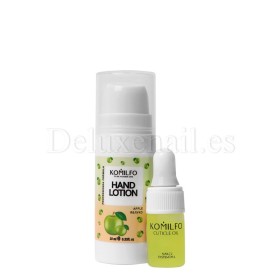 Set de regalo Komilfo Loción de manos Manzana 10 ml con aceite Citrus 2 ml