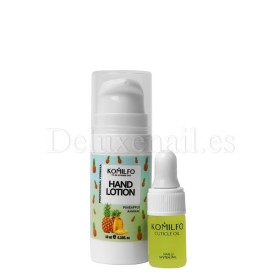 Set de regalo Komilfo Loción de manos Piña 10 ml con aceite Citrus 2 ml