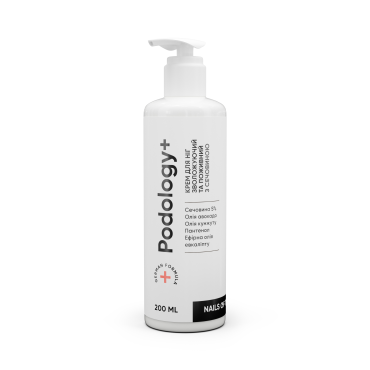 Crema con urea Hidratante Podology+ NAILSOFTHEDAY, 200 ml