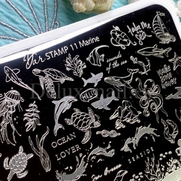 Placa Grande 11 Darstamp Marine