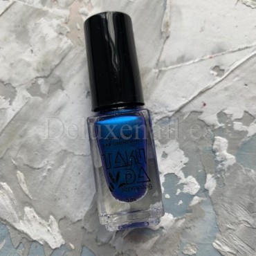 Esmalte Stamping Taki Da 027, Azul camaleón metalizado, 5 ml