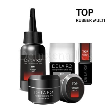Top sin pegajosidad Rubber Multi no wipe DE LA RO, 30 ml