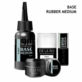 Base Rígida Rubber Medium DE LA RO, 30 ml