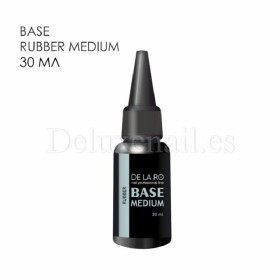 Rubber Medium DE LA RO, base rígida, transparente, 30 ml