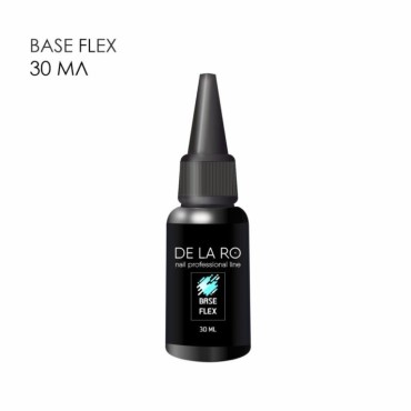 Rubber Flex DE LA RO, base elástica, transparente, 30 ml