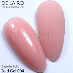 Cold Gel Base 04 DE LA RO, gel líquido nude beige, 30 ml