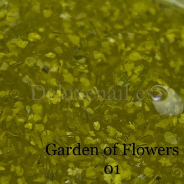 Gel Garden of Flowers 01 DE LA RO, 15 gr