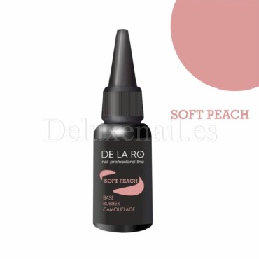 Base Rubber Camouflage Soft Peach DE LA RO, 30 ml