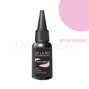 Base Rubber Camouflage Rose Ambre DE LA RO, 30 ml