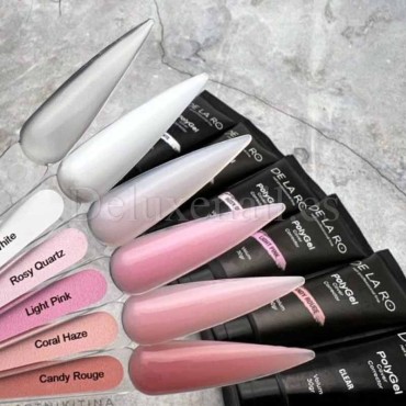 Polygel Light Pink DE LA RO, 30 gr
