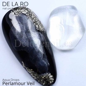 Pintura de Acuarela líquida nacarada Aqua Drops DE LA RO Perlamour Veil 8, 10 ml