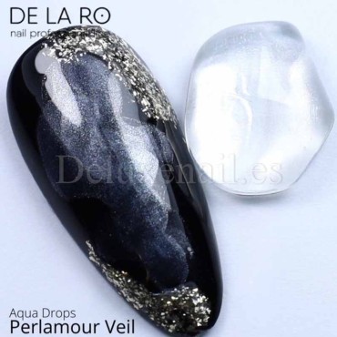 Pintura de Acuarela líquida nacarada Aqua Drops DE LA RO Perlamour Veil 8, 10 ml