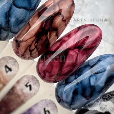 Pintura de Acuarela líquida nacarada Aqua Drops DE LA RO Perlamour Umber 4, 10 ml