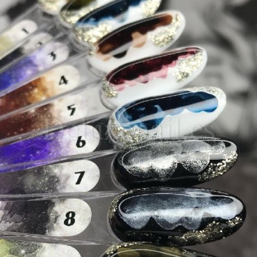 Pintura de Acuarela líquida nacarada Aqua Drops DE LA RO Perlamour Topaz 6, 10 ml