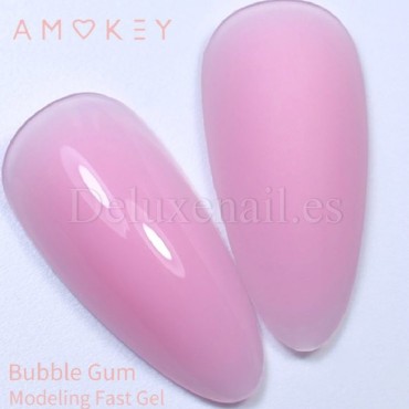Fast Gel Bubble Gum Amokey, gel constructor de color, 15 gr