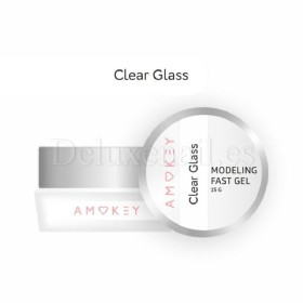 Gel Constructor Monofásico Fast Gel Clear Glass Amokey, 15 gr