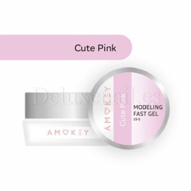 Fast Gel Cute Pink Amokey, gel constructor de color, 15 gr