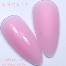 Fast Gel Bubble Gum Amokey, gel constructor de color, 50 gr