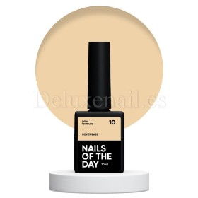 Cover Base 10 NAILSOFTHEDAY, base camuflaje, melocotón, 10 ml