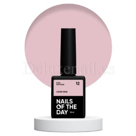 Cover Base 12 NAILSOFTHEDAY, base camuflaje, rosa claro, 10 ml