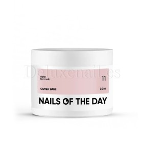 Cover Base 11 NAILSOFTHEDAY, base camuflaje, rosa apagado, 30 ml