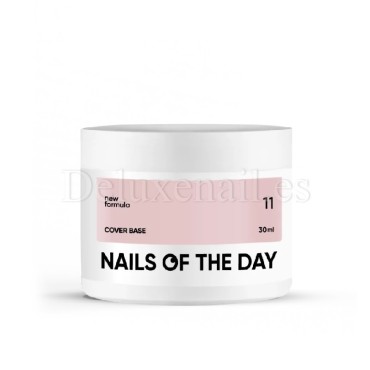 Cover Base 11 NAILSOFTHEDAY, base camuflaje, rosa apagado, 30 ml