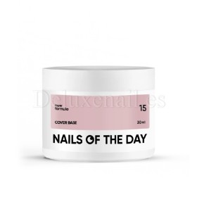 Cover Base 15 NAILSOFTHEDAY, base camuflaje, nude, 30 ml